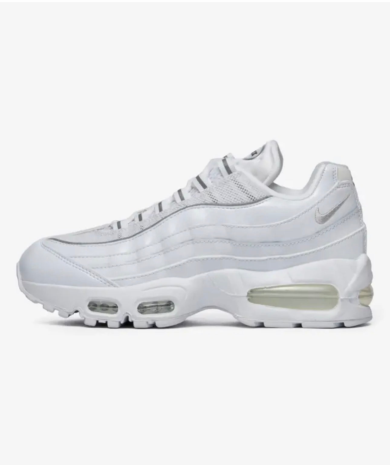 Nike Air Max 95 Big Bubble - White Patent