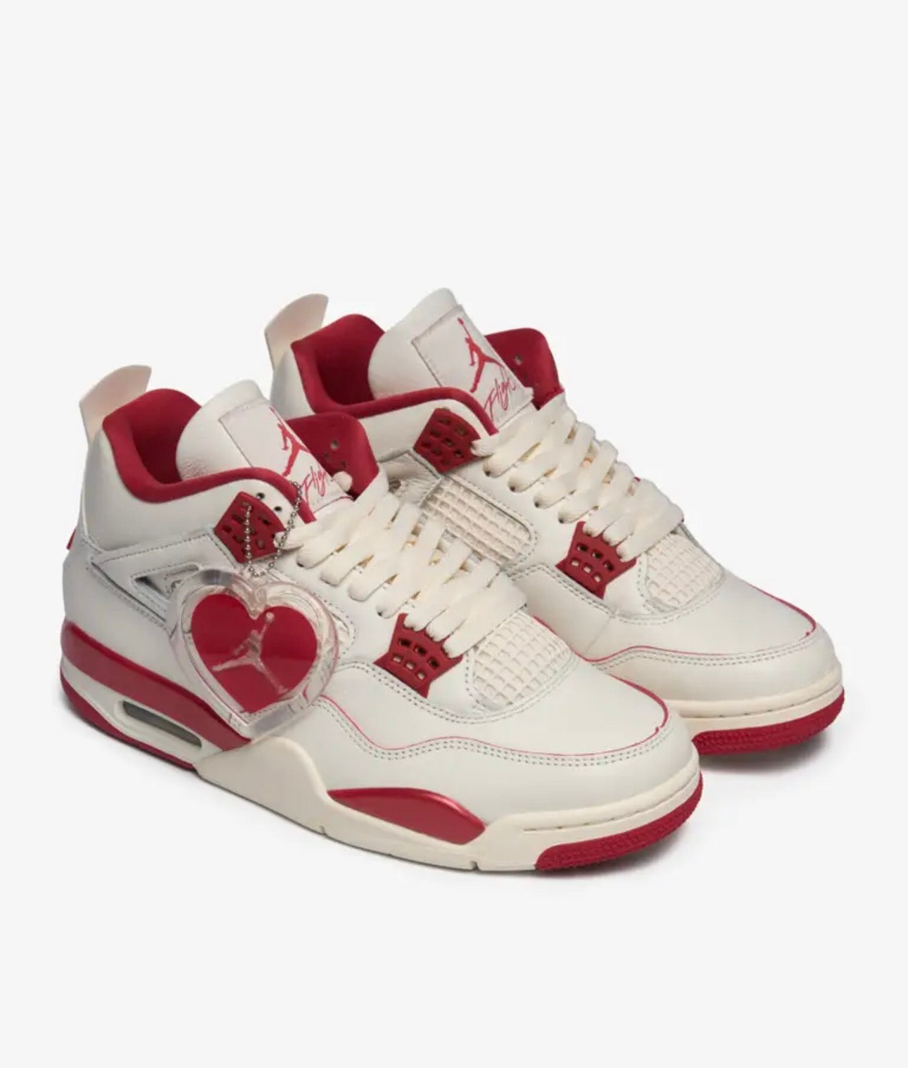 Air Jordan 4 Retro - Pale Ivory Red (Valentine Day 2026)