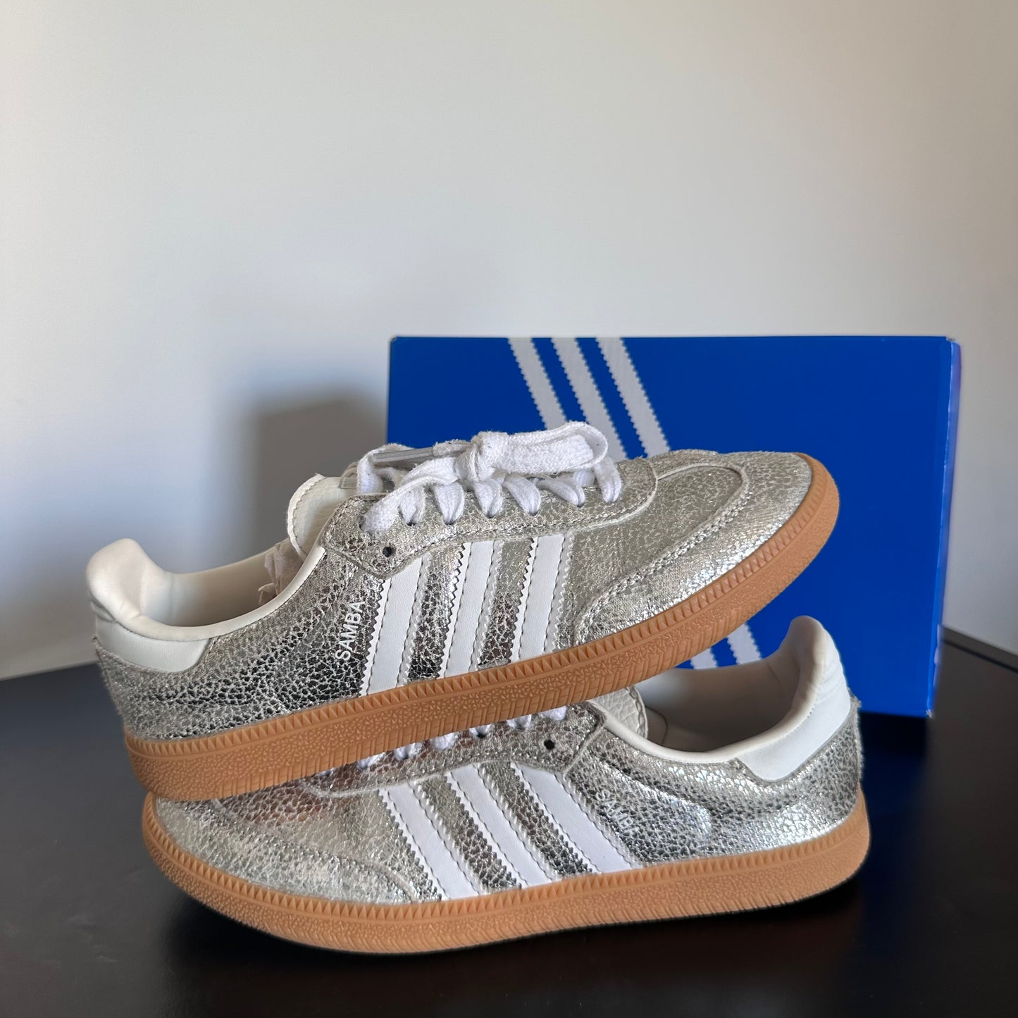 Adidas Samba OG - Metallic Silver (Taille 38)