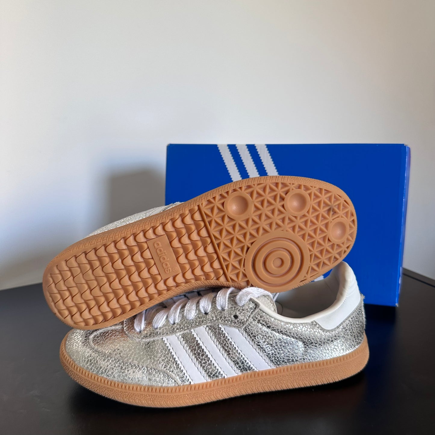 Adidas Samba OG - Metallic Silver (Taille 38)