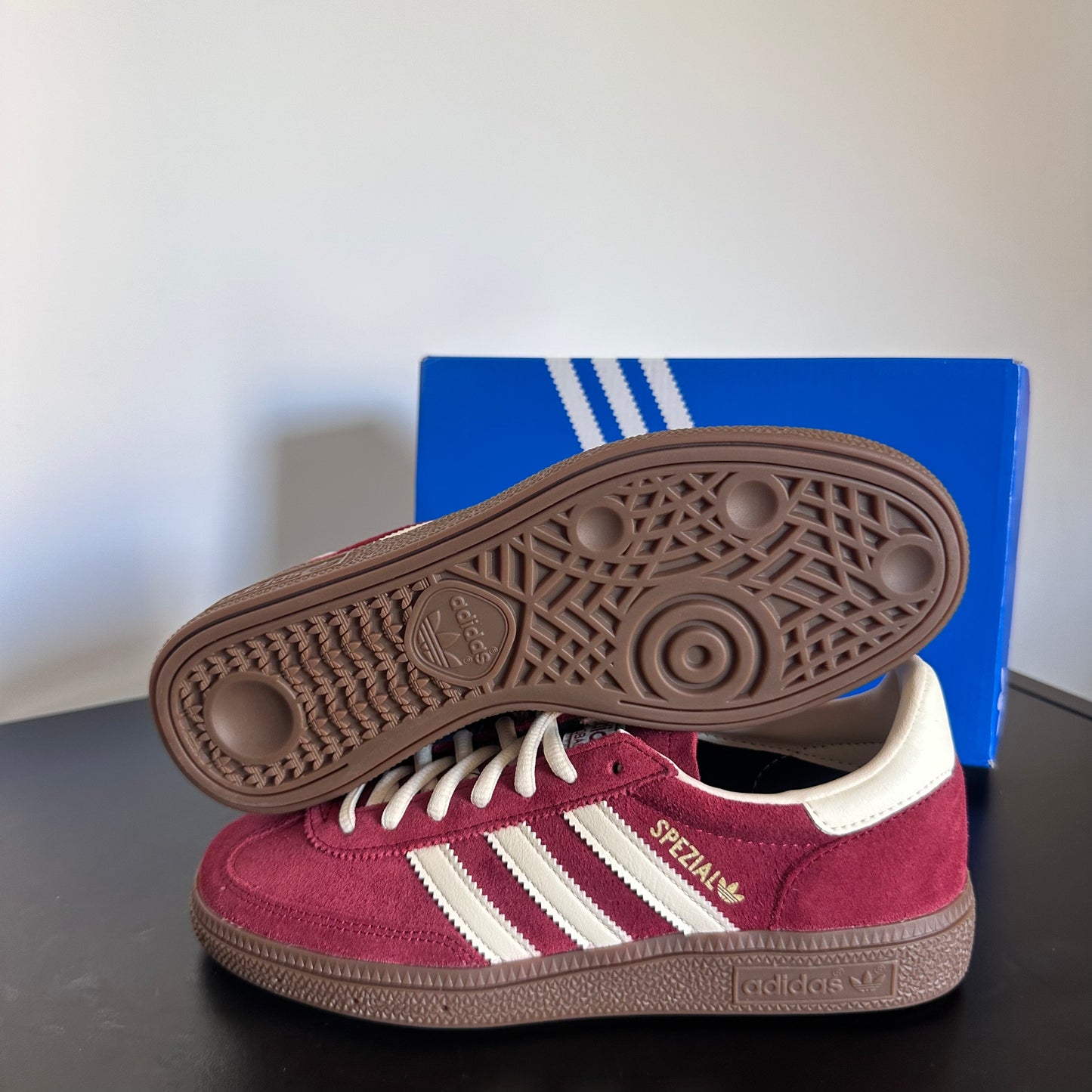 Adidas Handball Spezial OG - Burgundy & Cream (Taille 37 1/3)