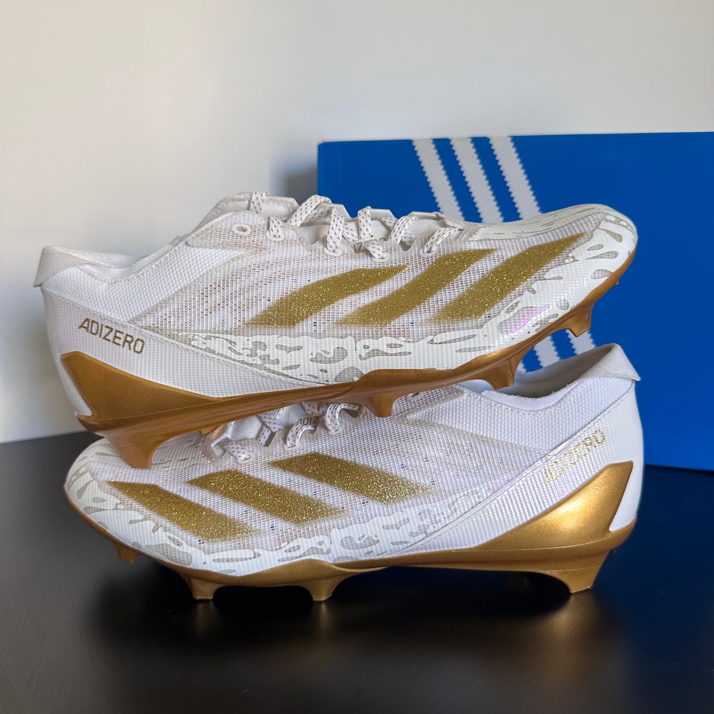 Adidas Adizero Electric - White & Gold (Taille 45 1/3)