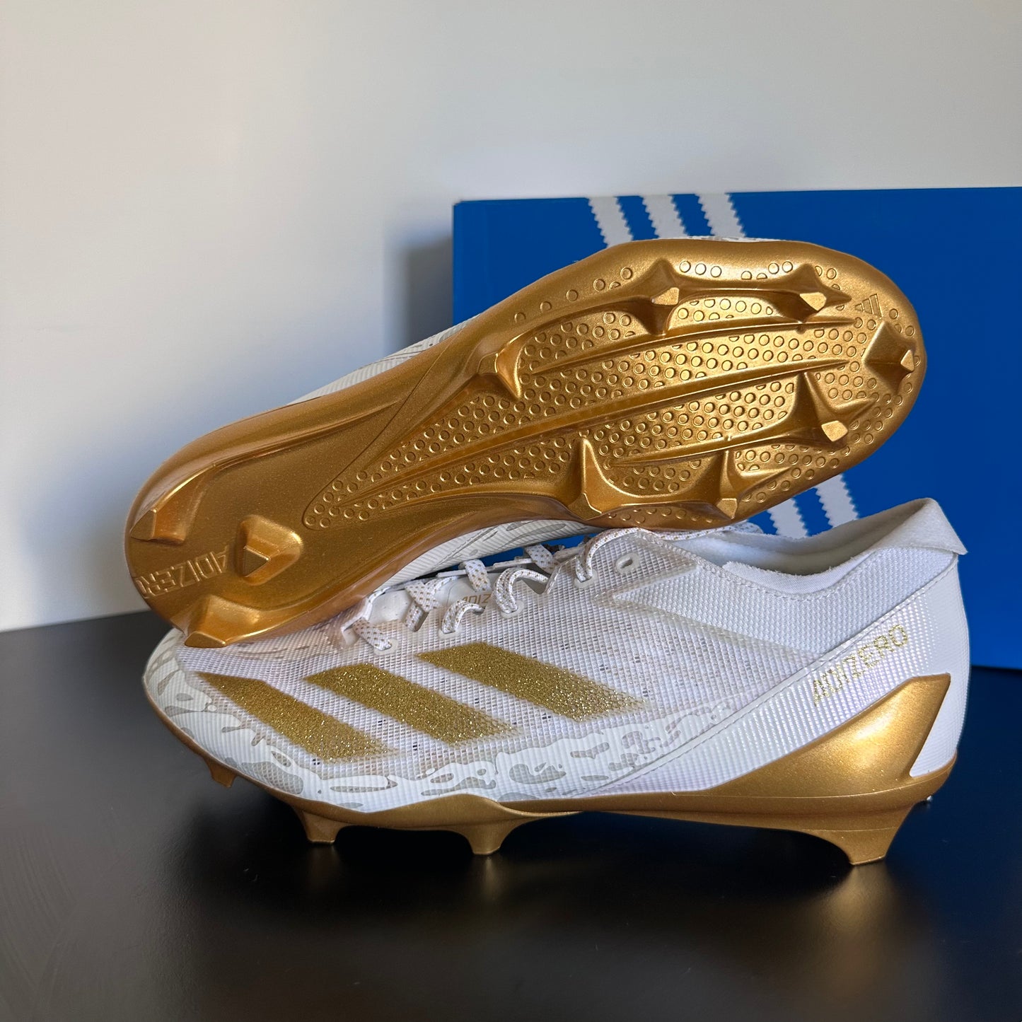 Adidas Adizero Electric - White & Gold (Taille 45 1/3)